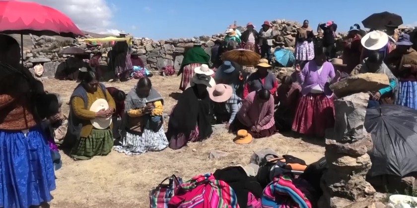 Indigenous Aymara Pray For Rain In Bolivia Myanmar International Tv